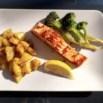 Feuerplatte Fisch